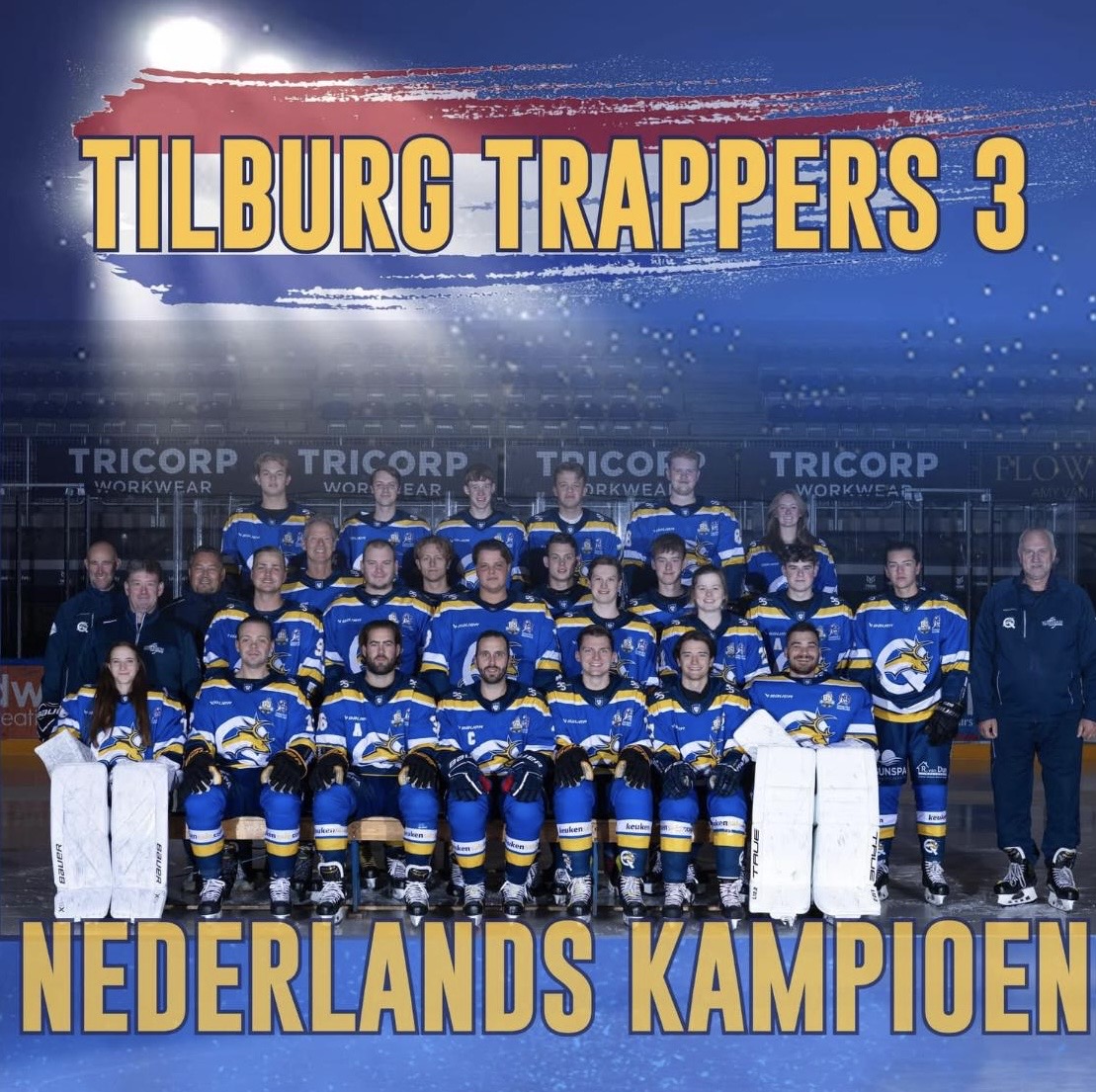 Trappers 3 Nederlands kampioen 6e divisie!