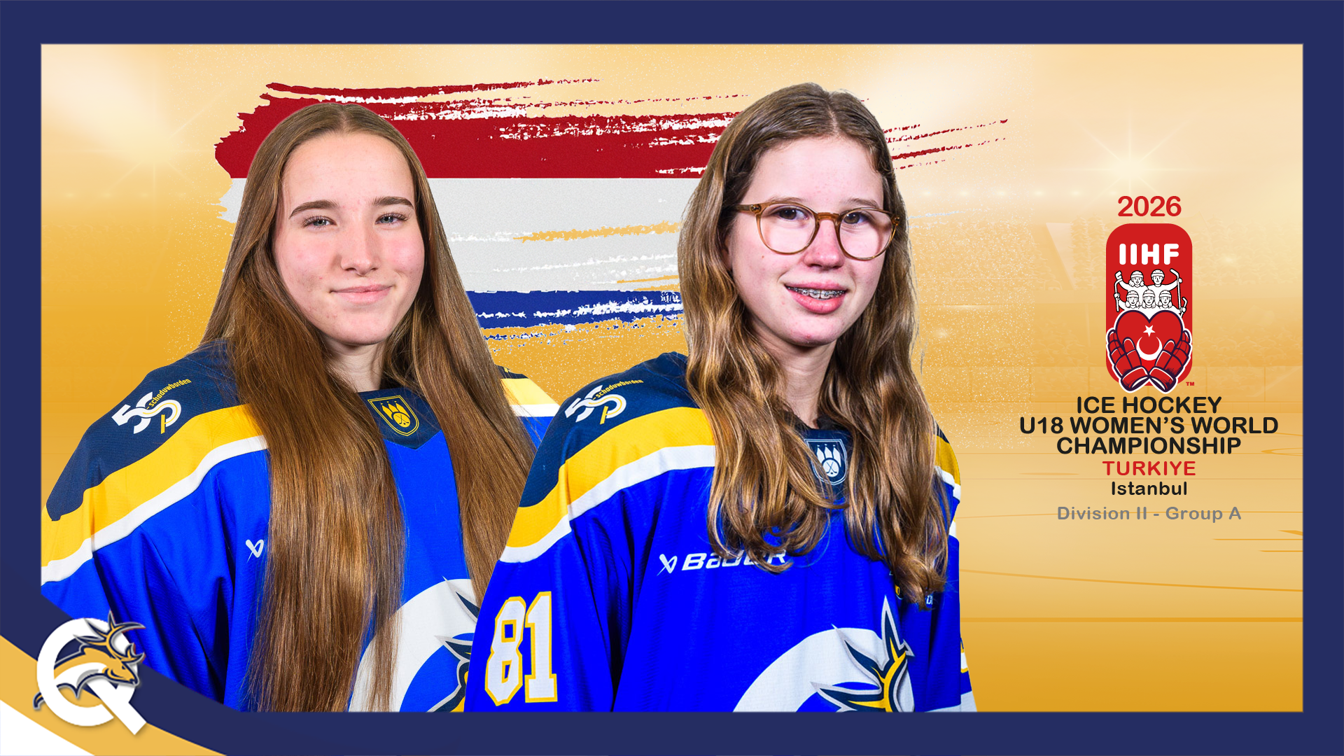 Mette en Izzy naar WK U18!