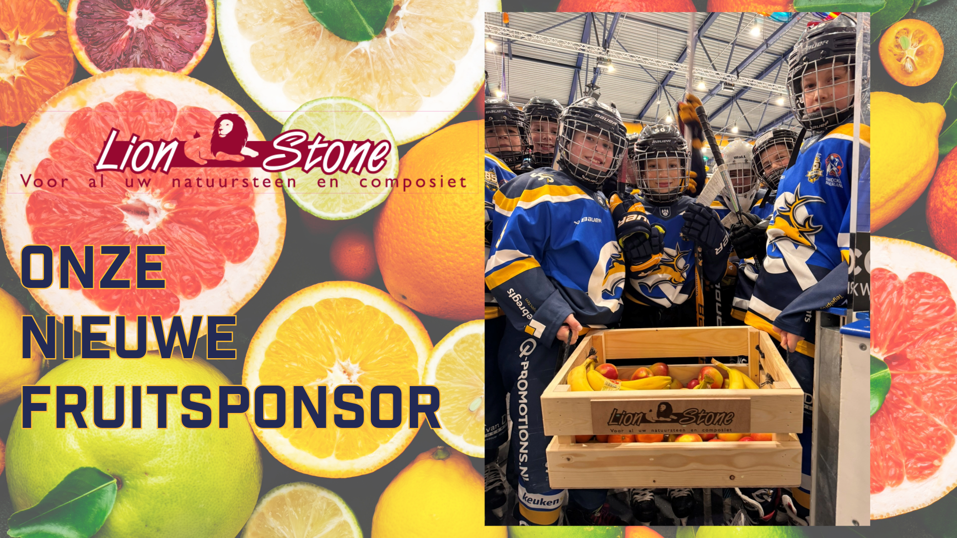 Lionstone nieuwe fruitsponsor!