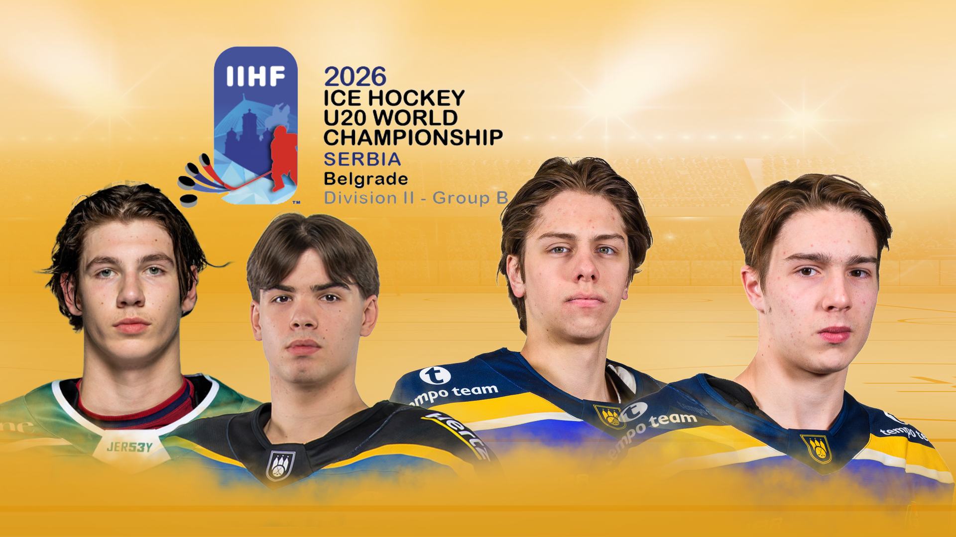 Trappers-talenten Danylo, Mex, Donny en Jari naar het WK U20!